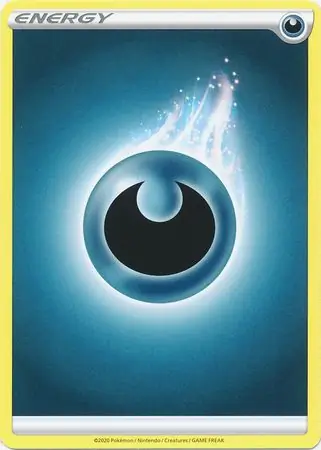 Darkness Energy Pokemon card from Sword & Shield